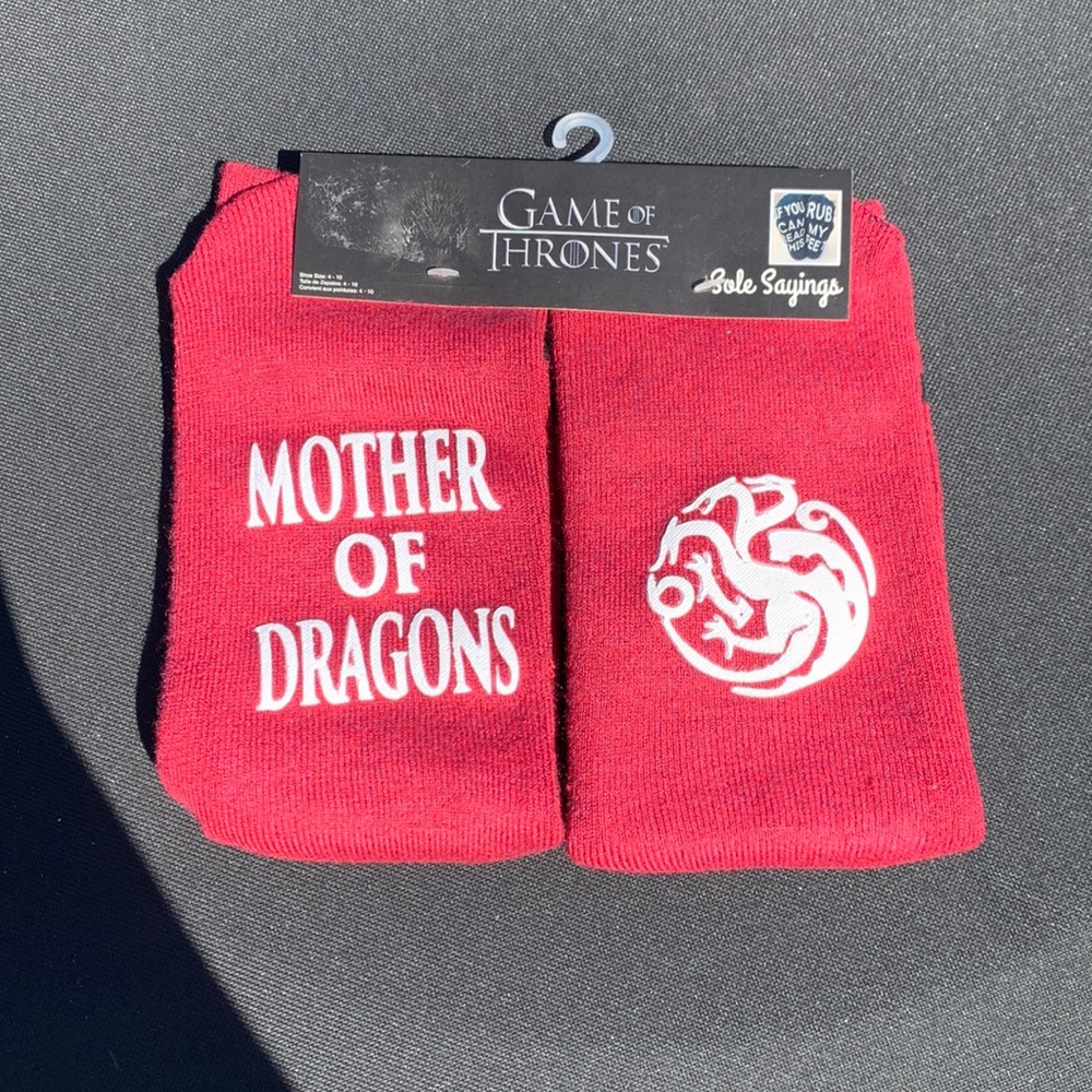 Sole Sayings Game of Thrones Dragon Socks